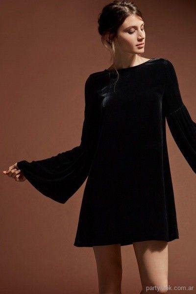 vestido-negro-corto-fiesta-33_17 Къса черна рокля