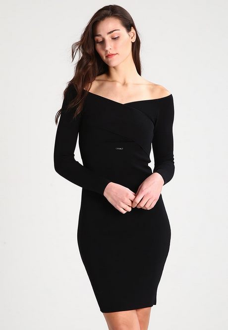 vestido-negro-de-punto-58_16 Черна плетена рокля