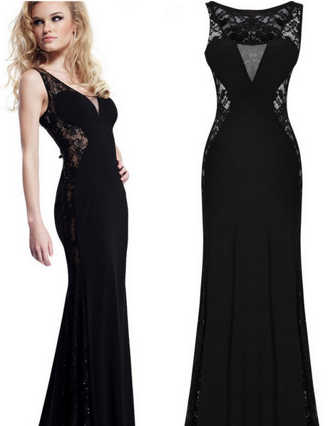 vestido-negro-largo-fiesta-71 Дълга черна рокля за бала