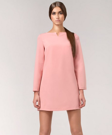 vestido-rosa-palo-corto-21_14 Къса розова рокля