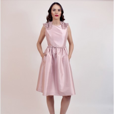 vestido-rosa-palo-corto-21_4 Къса розова рокля