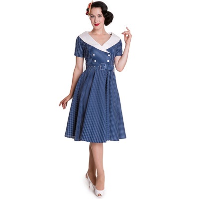 vestido-vintage-azul-15_10 Синя реколта рокля