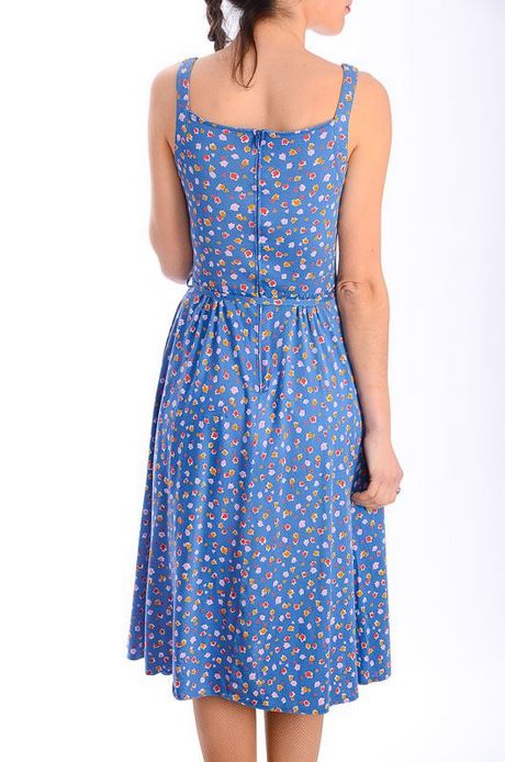 vestido-vintage-azul-15_15 Синя реколта рокля
