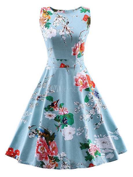 vestido-vintage-azul-15_17 Синя реколта рокля