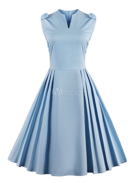 vestido-vintage-azul-15_8 Синя реколта рокля