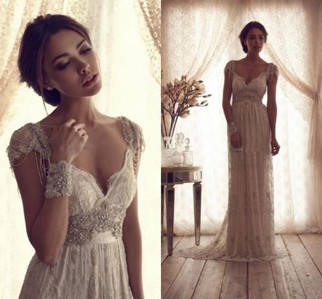 vestido-vintage-boda-44 Реколта сватбена рокля