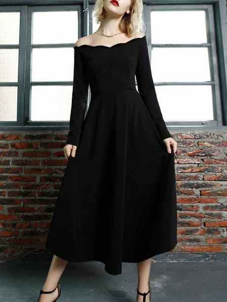 vestido-vintage-negro-62_9 Черна реколта рокля