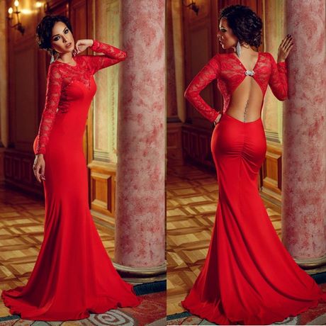 vestidos-de-noche-de-encaje-rojo-83_15 Червени дантелени вечерни рокли