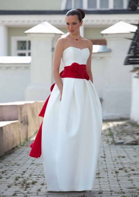 vestidos-de-novia-para-matrimonio-civil-de-color-18_8 Сватбени рокли за граждански брак