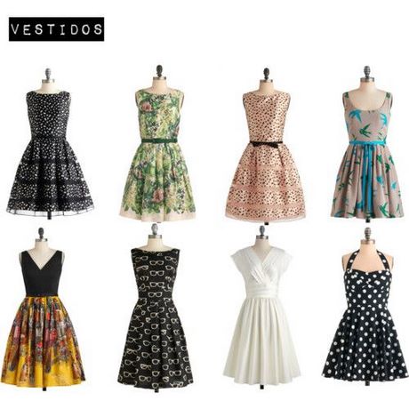vestidos-moda-vintage-11_4 Реколта модни рокли