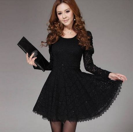 vestidos-negros-de-manga-33_12 Черни рокли с ръкави