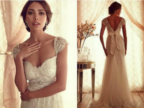 vestidos-novia-romanticos-vintage-73 Реколта романтични сватбени рокли