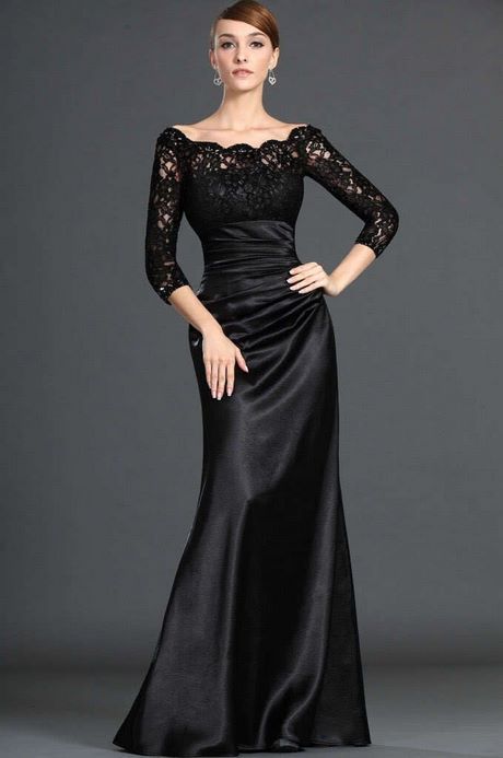 vestidos-para-fiesta-negros-59_17 Черни абитуриентски рокли