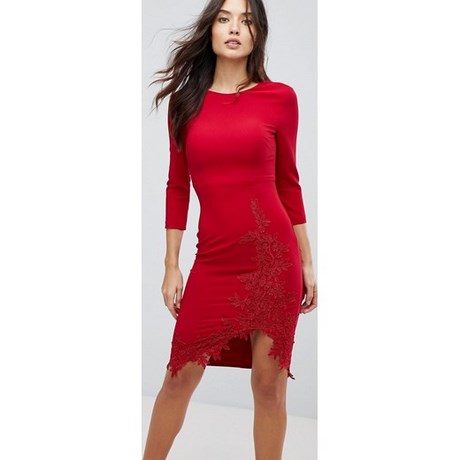 vestido-rojo-tubo-manga-larga-49_10 Червена рокля с дълъг ръкав