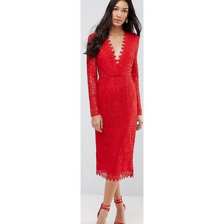 vestido-rojo-tubo-manga-larga-49_13 Червена рокля с дълъг ръкав