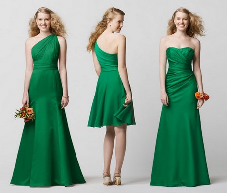 vestidos-dama-de-honor-verde-17_14 Зелена рокля на булката