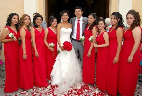vestidos-de-dama-de-honor-color-rojo-41_3 Рокли на булката в червено