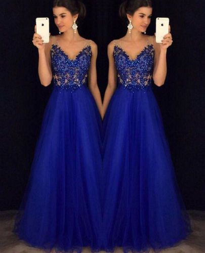 vestidos-de-damas-en-azul-38_10 Дамски рокли в синьо