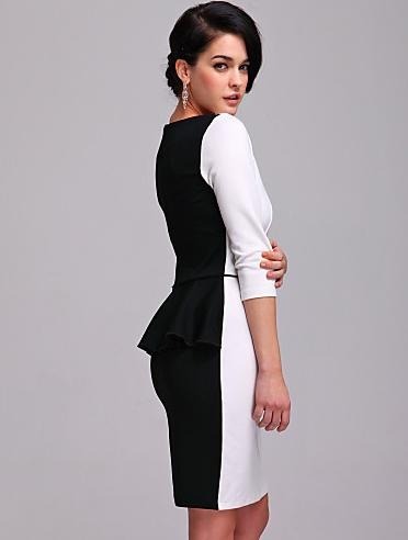 vestido-blanco-negro-97_10 Черна бяла рокля