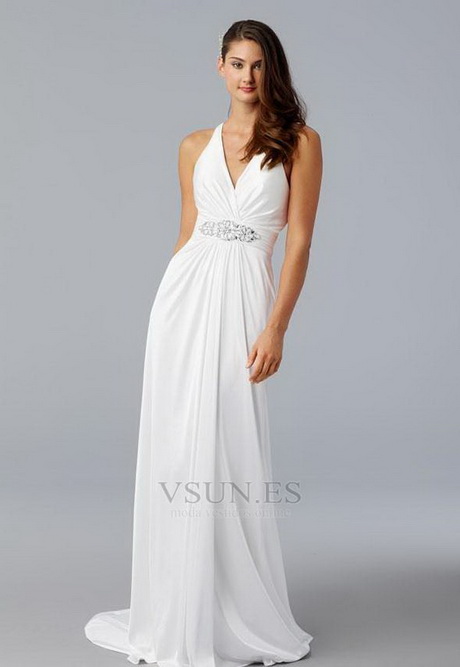 vestido-blanco-sencillo-89_19 Обикновена бяла рокля