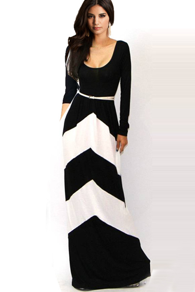 vestido-negro-blanco-33_8 Бяла черна рокля
