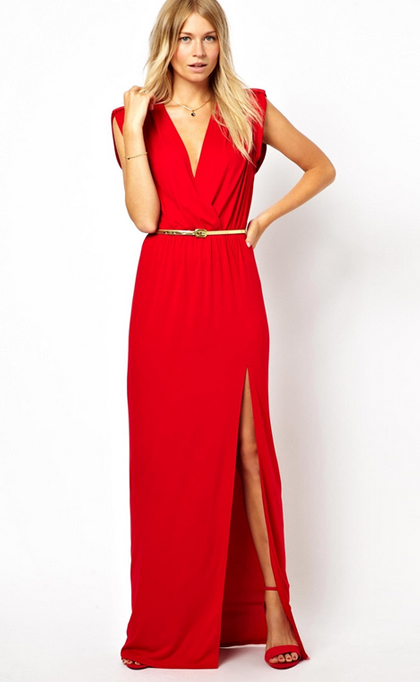 vestido-rojo-recto-65_17 Права червена рокля