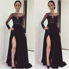 vestidos-de-graduacion-manga-larga-11_17 Абитуриентски рокли с дълъг ръкав