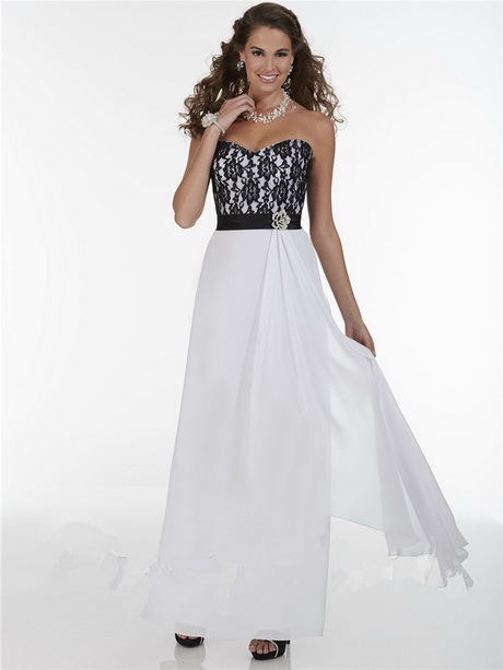 vestidos-largos-blanco-con-negro-08_15 Бели дълги рокли с черно