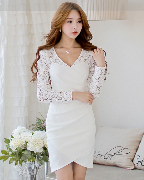 vestido-blanco-de-encaje-manga-larga-09 Бяла дантелена рокля с дълъг ръкав