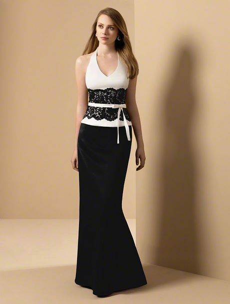 vestido-blanco-encaje-negro-49_8 Черна дантелена бяла рокля