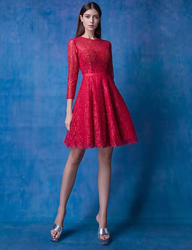 vestido-fiesta-rojo-encaje-67_10 Червена дантелена рокля
