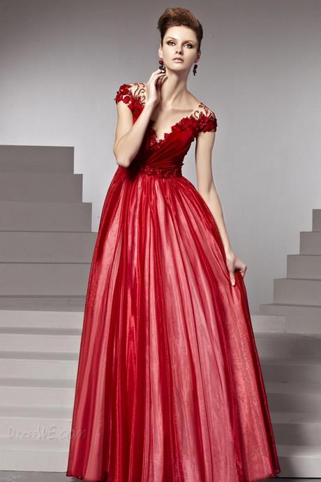 vestido-fiesta-rojo-encaje-67_15 Червена дантелена рокля