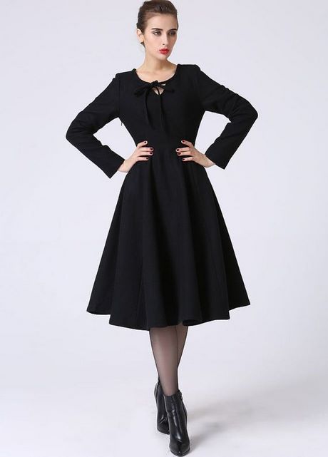 vestido-lana-negro-35_5 Черна вълнена рокля