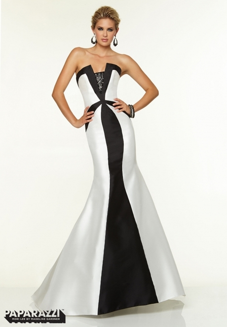 vestido-largo-blanco-y-negro-28_4 Черна и бяла дълга рокля