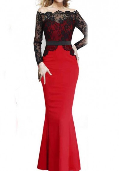 vestido-largo-encaje-rojo-51_10 Червена дантелена дълга рокля
