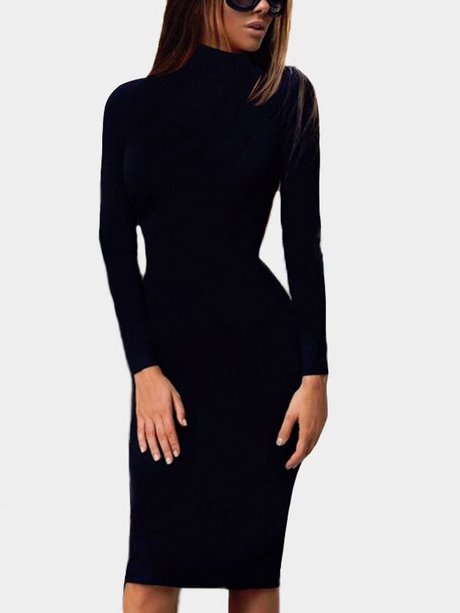 vestido-negro-con-cuello-alto-38_2 Черна рокля с висока врата