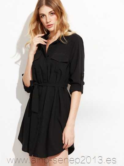 vestido-negro-cuello-camisero-33_18 Черна рокля с яка риза