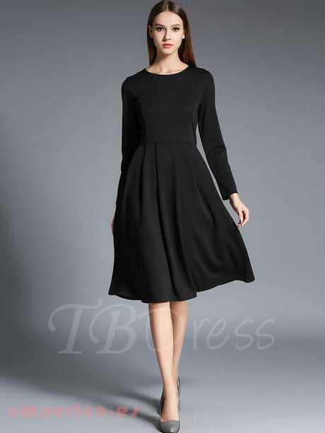 vestido-negro-plisado-62_5 Черна плисирана рокля
