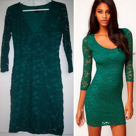vestido-verde-de-encaje-46_4 Зелена дантелена рокля
