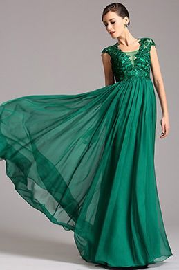 vestido-verde-encaje-largo-61 Дълга дантелена зелена рокля