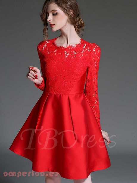 vestidos-de-encaje-en-rojo-28_5 Дантелени рокли в червено