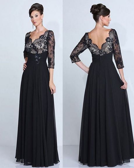 vestidos-de-fiesta-de-encaje-negro-35_12 Черни дантелени рокли за бала