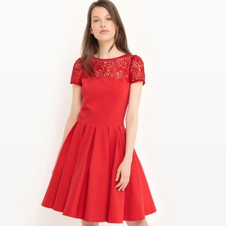 vestidos-en-encaje-rojo-45_13 Рокли от червена дантела