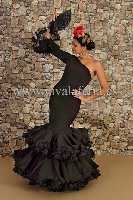traje-flamenca-negro-87_9 Фламинго черен костюм