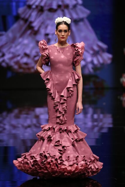 traje-flamenca-rosa-87_4 Фламинго розов костюм