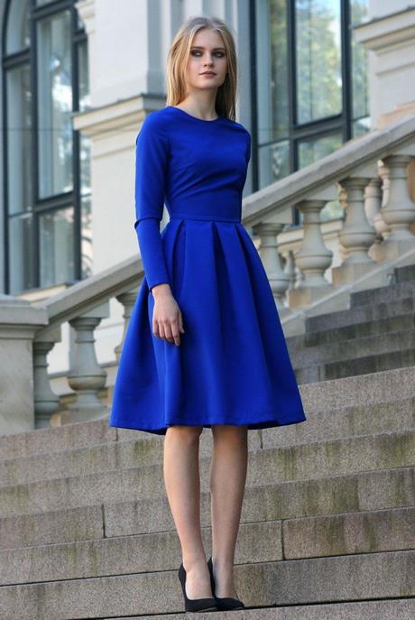 vestido-azul-casual-41 Ежедневна синя рокля