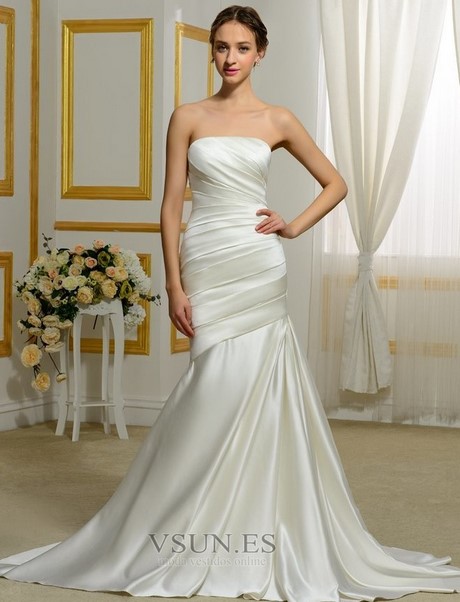 vestido-novia-drapeado-50 Драпирана сватбена рокля