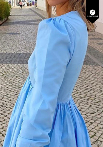 vestidos-azules-cortos-casuales-40 Ежедневни къси сини рокли