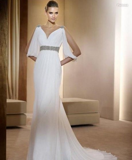 vestidos-de-novia-de-corte-romano-72 Сватбени рокли от римско изрязване