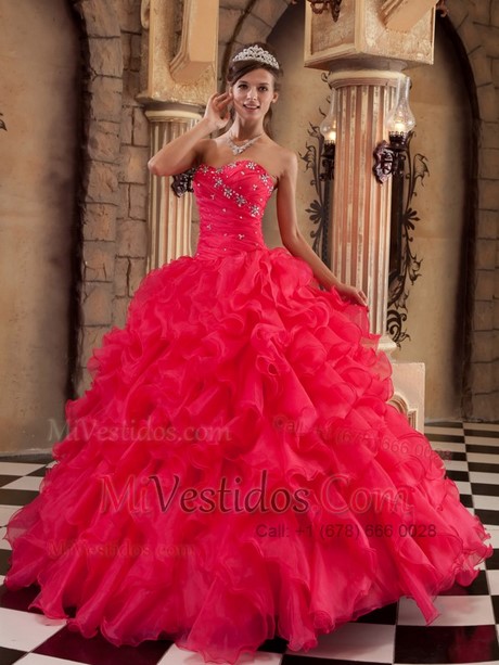 vestidos-de-quinceanera-color-coral-67_7 Коралов цвят Quinceanera рокли